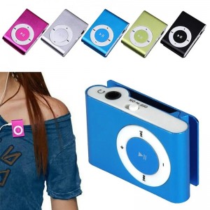 Mini MP3 Player Music Media Mini Clip Support TF Card Stylish Design Fashionable Portable Mini USB MP3 Player
