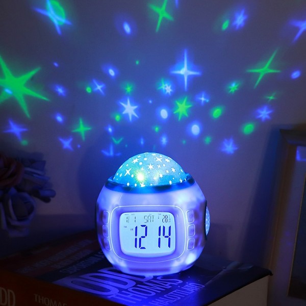 2023 NEW Star Sky Projector LED Music Alarm Clock Multifunction Calendar Temperature Dispaly Night Light Children Gift 2023 NEW Star Sky Projector LED Music Alarm Clock Multifunction Calendar Temperature Dispaly Night Light Children Gift