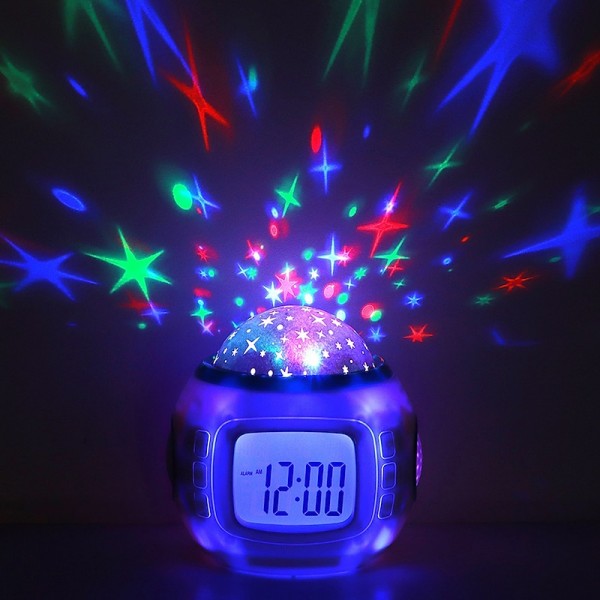 2023 NEW Star Sky Projector LED Music Alarm Clock Multifunction Calendar Temperature Dispaly Night Light Children Gift 2023 NEW Star Sky Projector LED Music Alarm Clock Multifunction Calendar Temperature Dispaly Night Light Children Gift