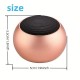 Mini Portable BT 5.0 Speaker 360 HD Surround Sound & Enhanced Stereo Bass Small & Loud Wireless Speaker TWS Pairing Metal Casing Mini Portable BT 5.0 Speaker 360 HD Surround Sound & Enhanced Stereo Bass Small & Loud Wireless Speaker TWS Pairing Metal Casing
