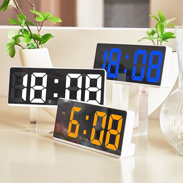 LED Clock Large Screen Digital Clock Bedroom Bedside Clock Korean Fashion Clock LED Clock Large Screen Digital Clock Bedroom Bedside Clock Korean Fashion Clock