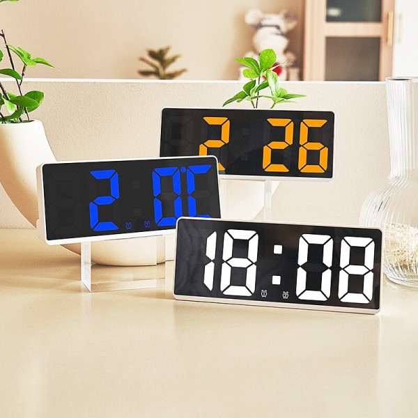 LED Clock Large Screen Digital Clock Bedroom Bedside Clock Korean Fashion Clock LED Clock Large Screen Digital Clock Bedroom Bedside Clock Korean Fashion Clock