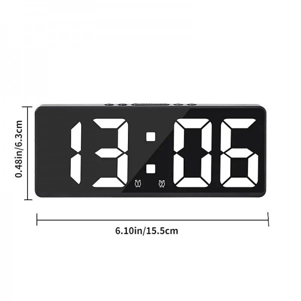 LED Clock Large Screen Digital Clock Bedroom Bedside Clock Korean Fashion Clock LED Clock Large Screen Digital Clock Bedroom Bedside Clock Korean Fashion Clock