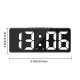LED Clock Large Screen Digital Clock Bedroom Bedside Clock Korean Fashion Clock LED Clock Large Screen Digital Clock Bedroom Bedside Clock Korean Fashion Clock
