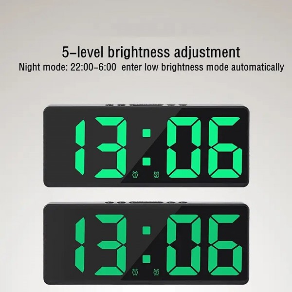 LED Clock Large Screen Digital Clock Bedroom Bedside Clock Korean Fashion Clock LED Clock Large Screen Digital Clock Bedroom Bedside Clock Korean Fashion Clock