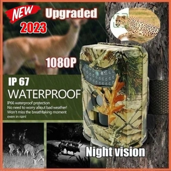 2023 Upgraded version New Wild Camera Photo-Traps 12MP 1080P Motion Triggered Hunting Wildcamera Trap IP66 Waterproof Outdoor Night Vision Trail Camera 2023 Upgraded version New Wild Camera Photo-Traps 12MP 1080P Motion Triggered Hunting Wildcamera Trap IP66 Waterproof Outdoor Night Vision Trail Camera