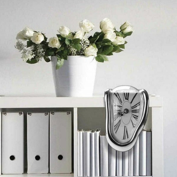 Creative Explosion Models Sitting Twisted Clock Personality Retro Simple Living Room Home Household Wall Clock Melting Clock Creative Explosion Models Sitting Twisted Clock Personality Retro Simple Living Room Home Household Wall Clock Melting Clock