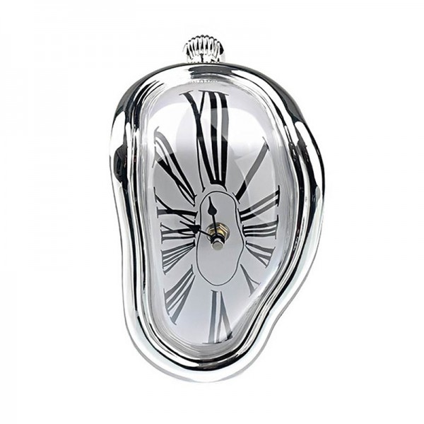 Creative Explosion Models Sitting Twisted Clock Personality Retro Simple Living Room Home Household Wall Clock Melting Clock Creative Explosion Models Sitting Twisted Clock Personality Retro Simple Living Room Home Household Wall Clock Melting Clock