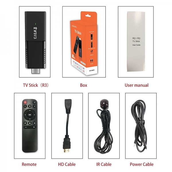 Global Version TVR3 H313 TV Stick 1080P 4K Android 10 2GB RAM 8GB ROM Wifi HDMI compatible TV Screen Projector Smart TV Dongle Global Version TVR3 H313 TV Stick 1080P 4K Android 10 2GB RAM 8GB ROM Wifi HDMI compatible TV Screen Projector Smart TV Dongle