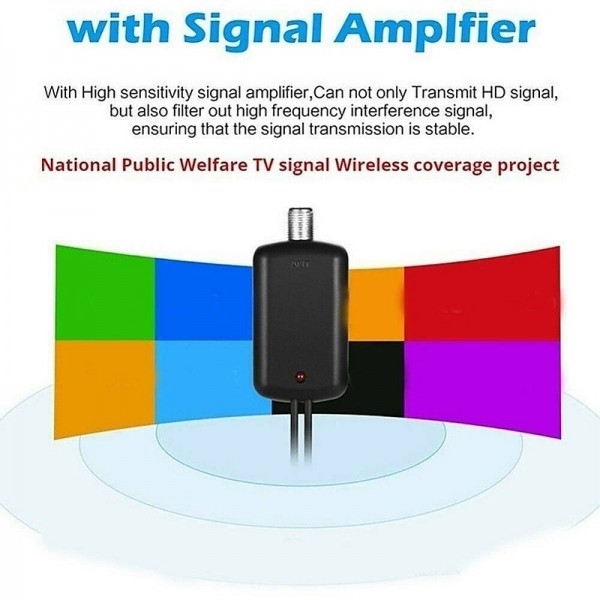 5000 Miles Range HDTV Antenna 4K HD Indoor Digital TV Aerial Signal Amplifier 5000 Miles Range HDTV Antenna 4K HD Indoor Digital TV Aerial Signal Amplifier