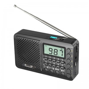 Full Band Radio Portable FM/AM/SW Receiver Radios LED Display for Adult Indoor Outdoor AAA Batteries Powered