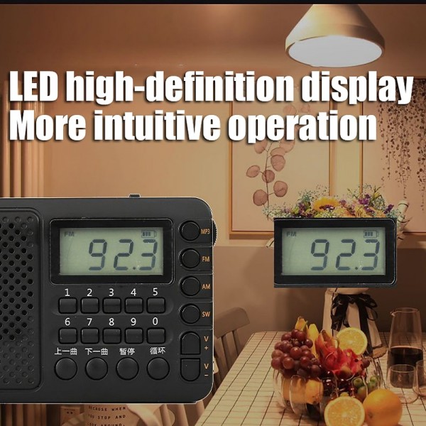 Full Band Radio Portable FM/AM/SW Receiver Radios LED Display for Adult Indoor Outdoor AAA Batteries Powered Full Band Radio Portable FM/AM/SW Receiver Radios LED Display for Adult Indoor Outdoor AAA Batteries Powered