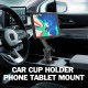 Car Cup Holder Tablet Phone Mount With Heavy Duty Cupholder Base Adjustable Tablet Phone Holder For Car/Truck Compatible With 4-13inch Tablets All Cellphones Car Cup Holder Tablet Phone Mount With Heavy Duty Cupholder Base Adjustable Tablet Phone Holder For Car/Truck Compatible With 4-13inch Tablets All Cellphones