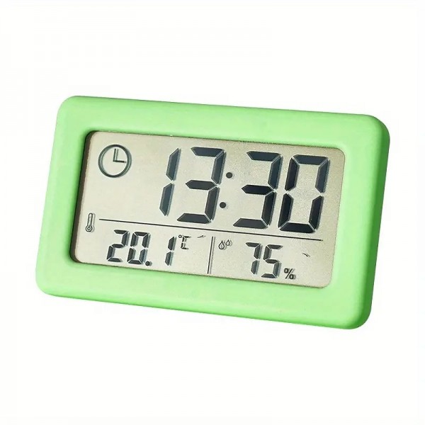 LCD Digital Clock Mute Desktop Clock Temperature Sensor Battery Powered LED Electronic Alarm Clocks Bedroom Indoor Wall Clocks LCD Digital Clock Mute Desktop Clock Temperature Sensor Battery Powered LED Electronic Alarm Clocks Bedroom Indoor Wall Clocks
