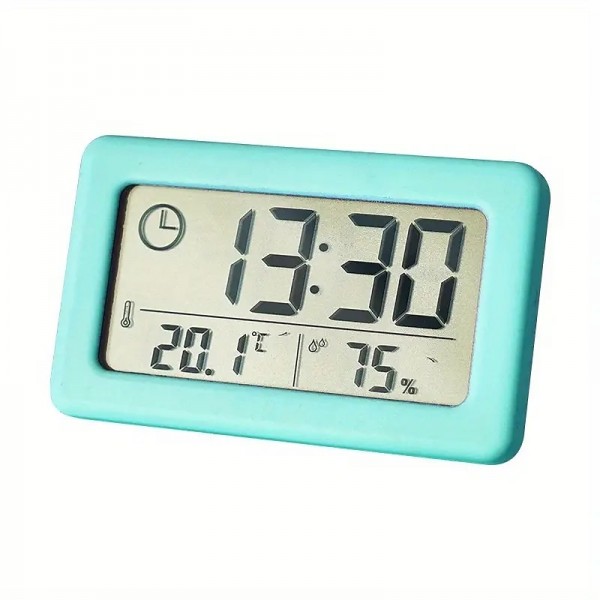 LCD Digital Clock Mute Desktop Clock Temperature Sensor Battery Powered LED Electronic Alarm Clocks Bedroom Indoor Wall Clocks LCD Digital Clock Mute Desktop Clock Temperature Sensor Battery Powered LED Electronic Alarm Clocks Bedroom Indoor Wall Clocks