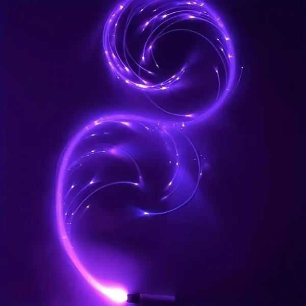 LED Fiber Optic Dance Whip - USB Rechargeable Ideal for Halloween Christmas and Holiday Celebrations - Perfect for Stage Ambience Props LED Fiber Optic Dance Whip - USB Rechargeable Ideal for Halloween Christmas and Holiday Celebrations - Perfect for Stage Ambience Props