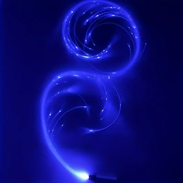 LED Fiber Optic Dance Whip - USB Rechargeable Ideal for Halloween Christmas and Holiday Celebrations - Perfect for Stage Ambience Props LED Fiber Optic Dance Whip - USB Rechargeable Ideal for Halloween Christmas and Holiday Celebrations - Perfect for Stage Ambience Props