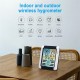 Indoor Outdoor Thermometer Wireless Digital Hygrometer Thermostat Temperature & Humidity Monitor with Touchscreen LCD Backlight Indoor Outdoor Thermometer Wireless Digital Hygrometer Thermostat Temperature & Humidity Monitor with Touchscreen LCD Backlight