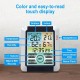 Indoor Outdoor Thermometer Wireless Digital Hygrometer Thermostat Temperature & Humidity Monitor with Touchscreen LCD Backlight Indoor Outdoor Thermometer Wireless Digital Hygrometer Thermostat Temperature & Humidity Monitor with Touchscreen LCD Backlight