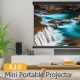 A10 mobile phone projection mini home portable 4K high-definition intelligent mini projector LCD Projector Video Projector for Home Theater 480x360 1800 lm Compatible with HDMI USB A10 mobile phone projection mini home portable 4K high-definition intelligent mini projector LCD Projector Video Projector for Home Theater 480x360 1800 lm Compatible with HDMI USB