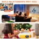 A10 mobile phone projection mini home portable 4K high-definition intelligent mini projector LCD Projector Video Projector for Home Theater 480x360 1800 lm Compatible with HDMI USB A10 mobile phone projection mini home portable 4K high-definition intelligent mini projector LCD Projector Video Projector for Home Theater 480x360 1800 lm Compatible with HDMI USB