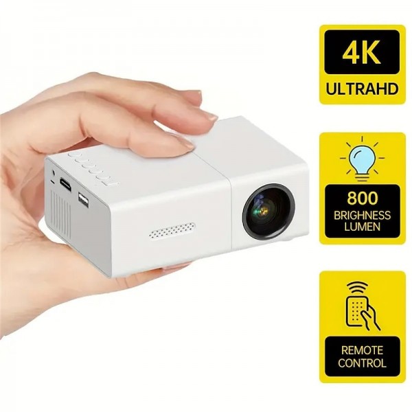 M100 Mini Mini Projector Home LED Portable 3D Projector HD LED Projector Video Projector for Home Theater 320x240 20 lm Compatible with HDMI USB M100 Mini Mini Projector Home LED Portable 3D Projector HD LED Projector Video Projector for Home Theater 320x240 20 lm Compatible with HDMI USB