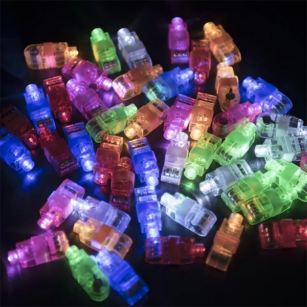 Kids LED Finger Lights Birthday Party Supplies Assorted Rave Laser Toys 6 Colors 30/50/60 Pieces Kids LED Finger Lights Birthday Party Supplies Assorted Rave Laser Toys 6 Colors 30/50/60 Pieces