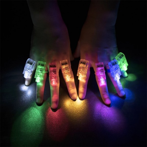 Kids LED Finger Lights Birthday Party Supplies Assorted Rave Laser Toys 6 Colors 30/50/60 Pieces Kids LED Finger Lights Birthday Party Supplies Assorted Rave Laser Toys 6 Colors 30/50/60 Pieces