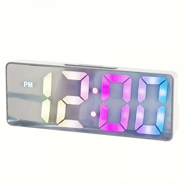 Latest Digital Clock LED Alarm Clock For Bedroom Electronic Desktop Clock With Temperature Display Adjustable Brightness 12/24 Hours Hour Clock For Bedroom Latest Digital Clock LED Alarm Clock For Bedroom Electronic Desktop Clock With Temperature Display Adjustable Brightness 12/24 Hours Hour Clock For Bedroom