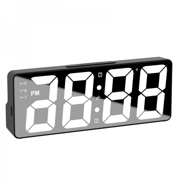 Latest Digital Clock LED Alarm Clock For Bedroom Electronic Desktop Clock With Temperature Display Adjustable Brightness 12/24 Hours Hour Clock For Bedroom Latest Digital Clock LED Alarm Clock For Bedroom Electronic Desktop Clock With Temperature Display Adjustable Brightness 12/24 Hours Hour Clock For Bedroom